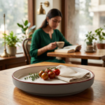Leafbud Elegance Serving Platter White - Image 8