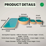 Leafbud Geometric Serving Set - Image 3
