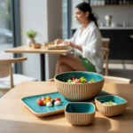 Leafbud Geometric Serving Set - Image 8