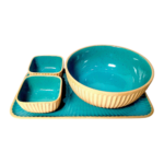 Leafbud Geometric Serving Set - Image 2