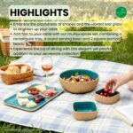 Leafbud Geometric Serving Set - Image 4