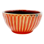 Leafbud Aurora Borealis Ridged Serving Bowl - Image 2