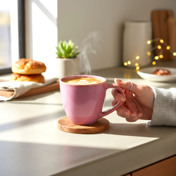 Leafbud Blush Coffee Mug