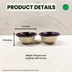 Leafbud Amber Snacks Bowls - Image 3