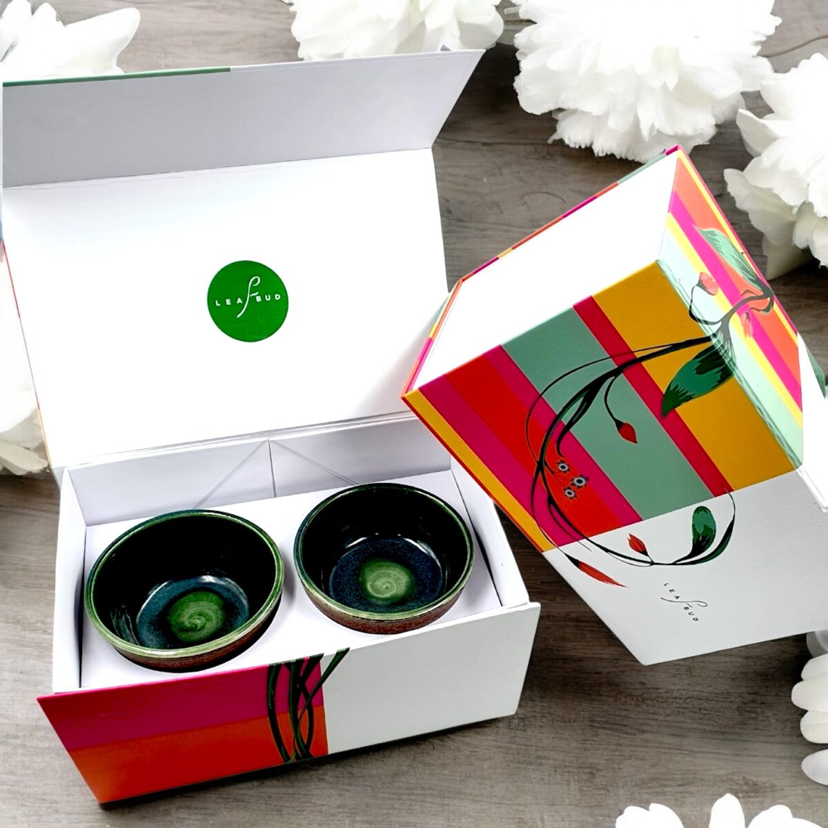 Leafbud Earth Serving Bowls