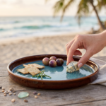 Leafbud Heritage Turquoise Serving Platter (L) - Image 8