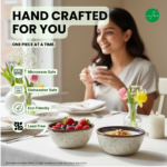 Leafbud BrownSand Serving Bowls - Image 5