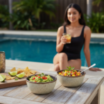 Leafbud BrownSand Serving Bowls - Image 9