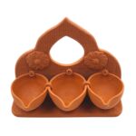 Leafbud GlowDrop Trio Diyas - Image 2