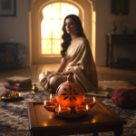 Leafbud Radiant Halo Diya - Image 9