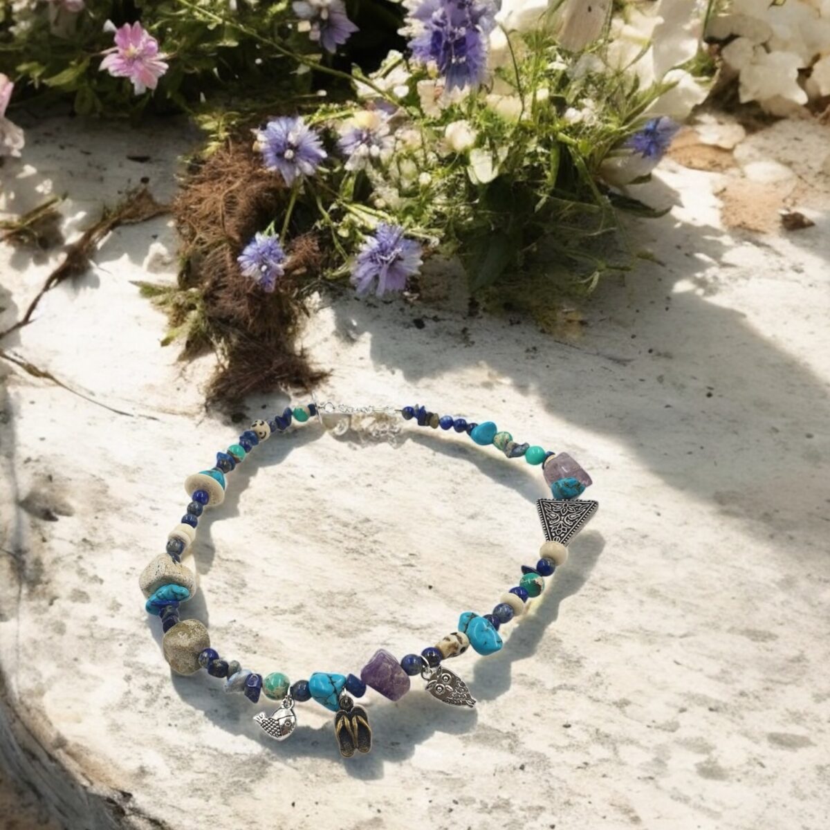Leafbud Cosmic Triangle Neckpiece