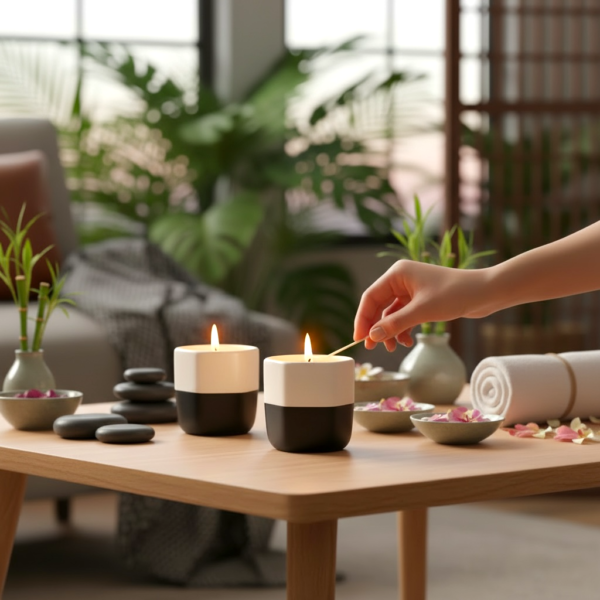 Leafbud Essesnce Perfumed Candle Set