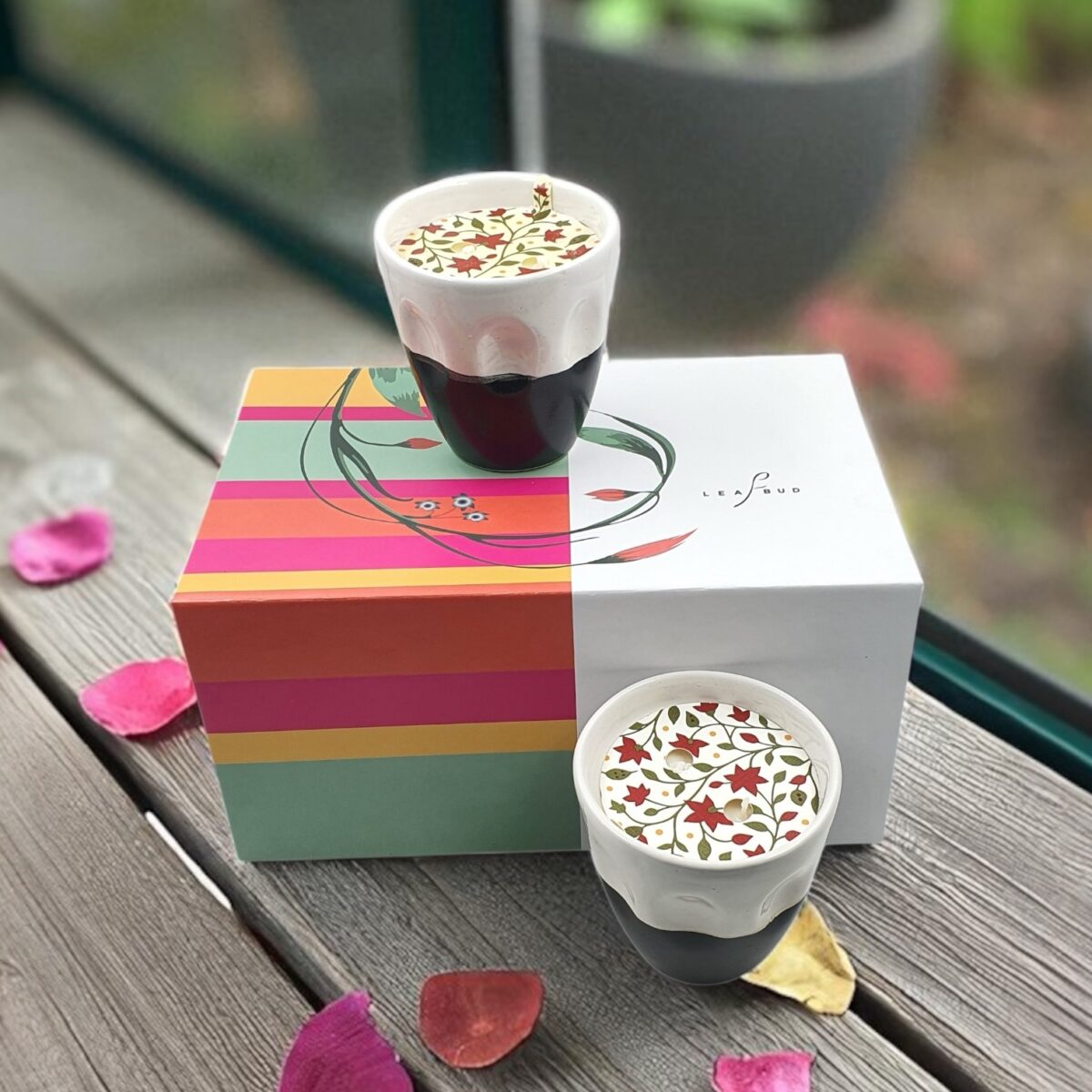 Leafbud Aura Perfumed Candle Gift Set