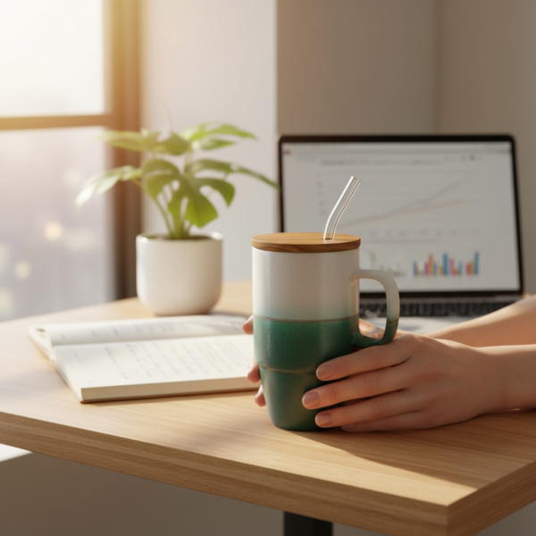 Leafbud Nomad Mug Aqua