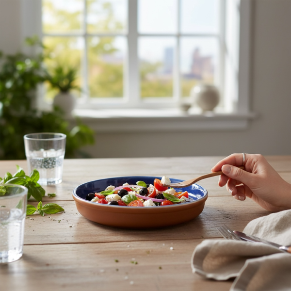 Leafbud Coastal Ember Plate