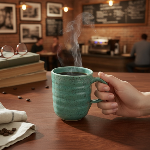 Leafbud Chic Teal Mug