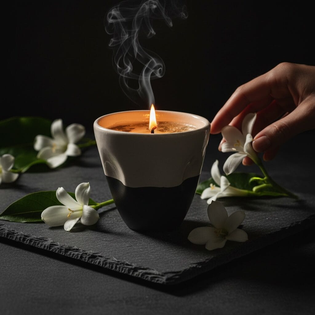 Leafbud Midnight Tuberose Candle