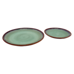 Leafbud Solus Green & Brown Plates Set - Image 2