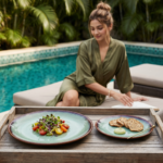 Leafbud Solus Green & Brown Plates Set - Image 9