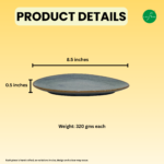 Leafbud Willow Grey Serving Platter - Image 3