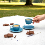 Leabud Demitasse Cup & Saucer - Set of 2
