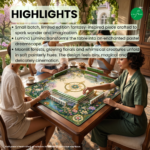 Leafbud Lumina Mahjong Mat - 32 inches - Image 3