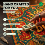 Leafbud Phoolmati Mahjong Mat - Image 4