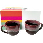Leafbud Crimson Glow Mugs - Image 2