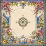 Leafbud Amalfi Escape Mahjong Mat