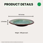 Leafbud Verde Sunburst Pasta Plate - Image 3