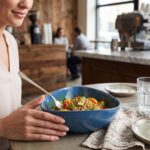 Leafbud Azure Tria Serving Bowl (M) - Image 9