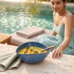 Leafbud Azure Tria Serving Bowl (M) - Image 10