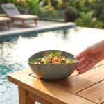 Leafbud Sage Tria Serving Bowl (M) - Image 8