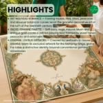 Leafbud Art Nouveau Mahjong Mat - Image 3