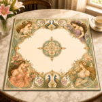 Leafbud Art Nouveau Mahjong Mat - Image 10