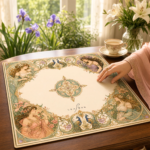 Leafbud Art Nouveau Mahjong Mat - Image 11