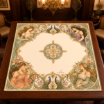 Leafbud Art Nouveau Mahjong Mat - Image 9