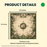 Leafbud Chinoiserie Botanica Mahjong Mat - Image 2