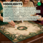 Leafbud Chinoiserie Botanica Mahjong Mat - Image 3