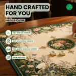 Leafbud Chinoiserie Botanica Mahjong Mat - Image 4