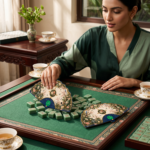 Leafbud Chinoiserie Botanica Mahjong Shuffler - Image 10