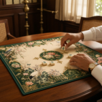Leafbud Chinoiserie Botanica Mahjong Mat - Image 10