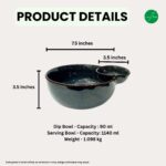 Leafbud Deep Blue Duo Bowl - Image 3