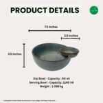 Leafbud Seafoam Duo Bowl - Image 3