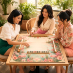 Leafbud Flamingo Lagoon Mahjong Mat - Image 12