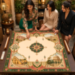 Leafbud Jaipur Palace Mahjong Mat - Image 11