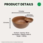Leafbud Terracotta Duo Bowl - Image 3