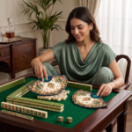 Leafbud Jardin de Fleur Mahjong Shuffler - Image 11