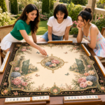Leafbud Jardin de Fleur Mahjong Mat - Image 8