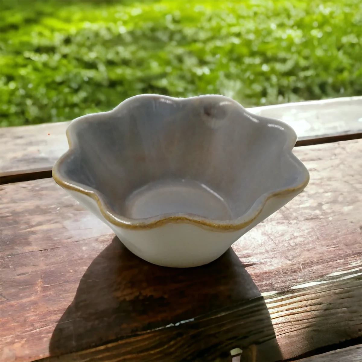 Leafbud earthen elegance collection serving bowl